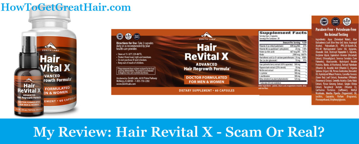 My Review: Hair Revital X (2019) - Scam Or Real?